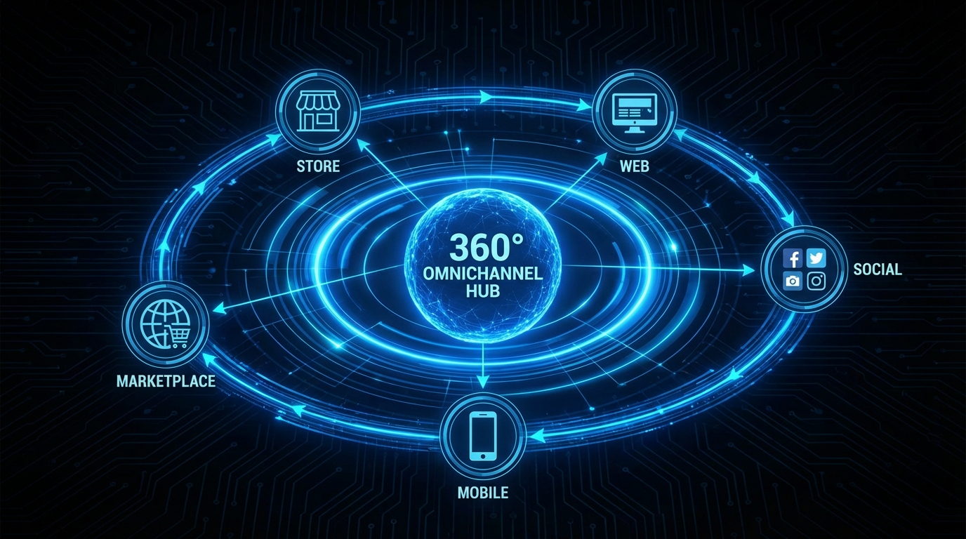 Moderne Unternehmen verkaufen mit Omnichannel